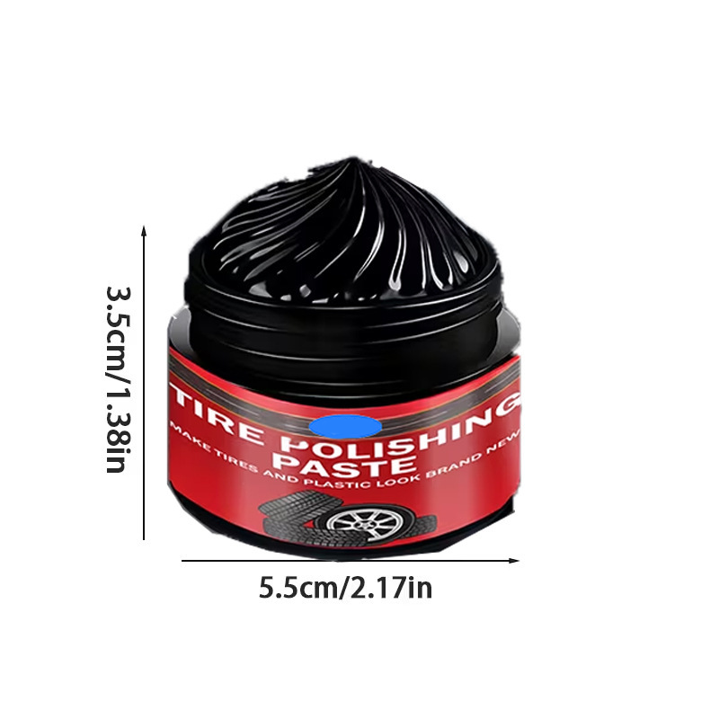 Car Tire & Trim Renewal Paste β Deep Black Shine, UV Protection & Easy Application π