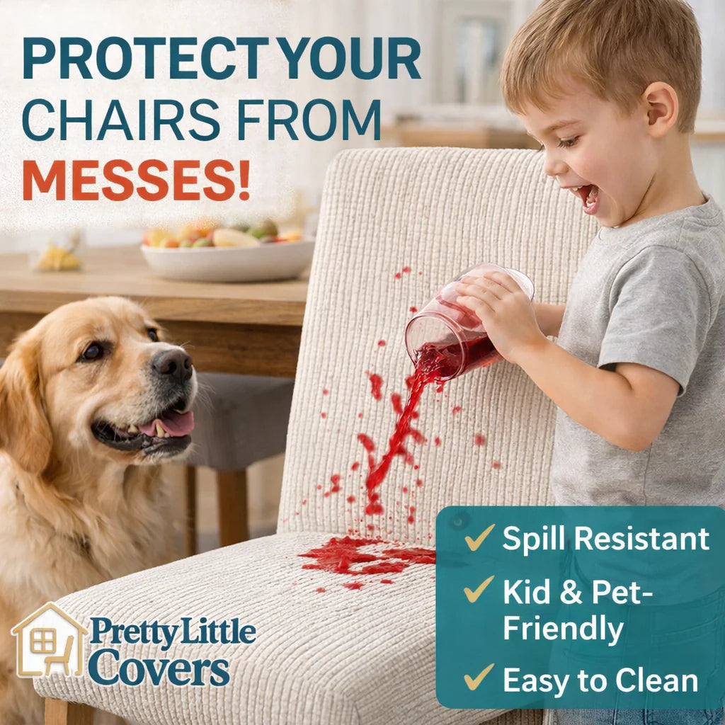 Stylish chair covers – give your old chairs a fresh new look!
