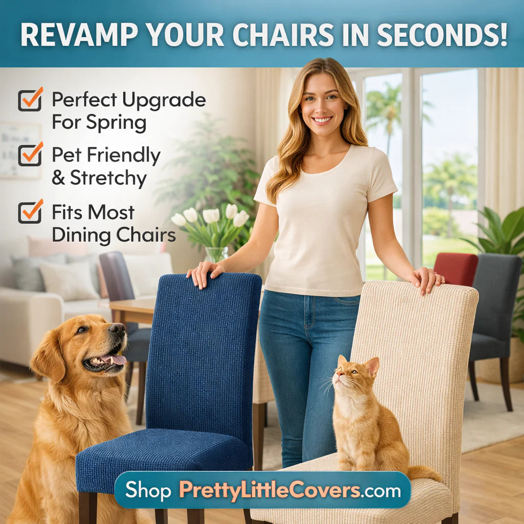 Stylish chair covers – give your old chairs a fresh new look!