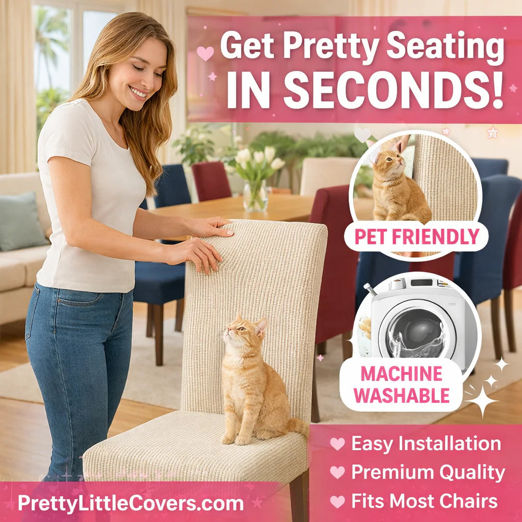 Stylish chair covers – give your old chairs a fresh new look!