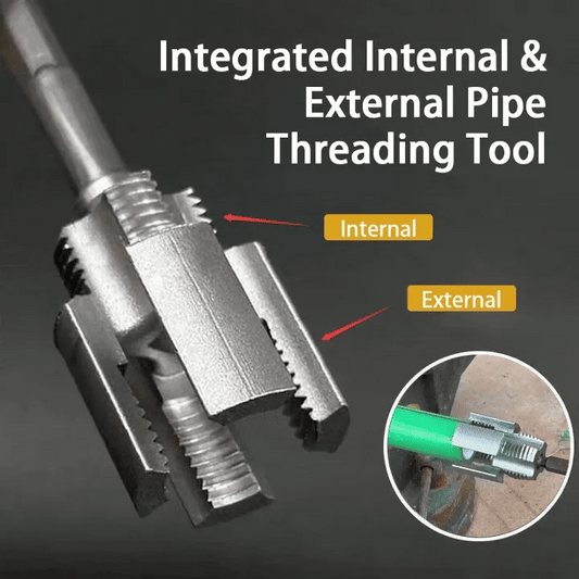 🔧All-in-One Internal & External Pipe Threading Tool – Precision & Efficiency in One Step