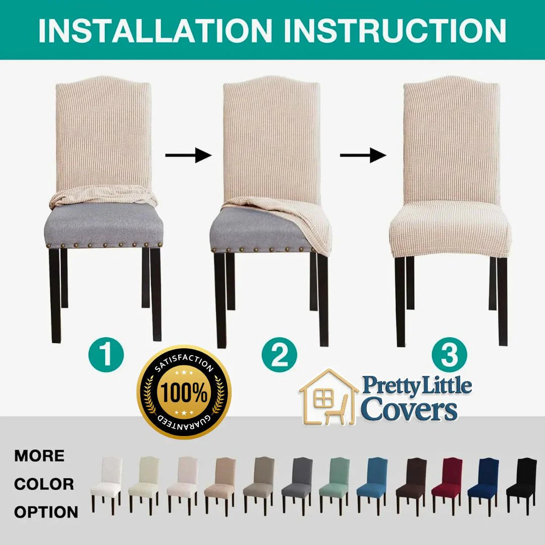 Stylish chair covers – give your old chairs a fresh new look!
