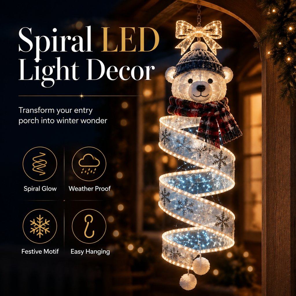 🎄Christmas Magic Spiral Hanging LED Light Collection
