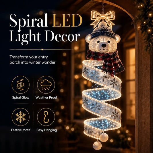 🎄Christmas Magic Spiral Hanging LED Light Collection