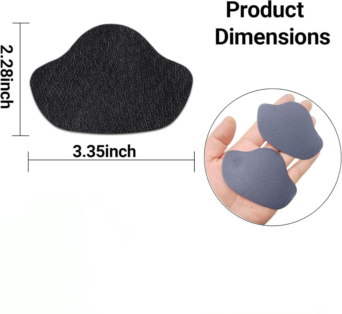 👟Multicolor, self-adhesive microfiber leather patch (6-pack)