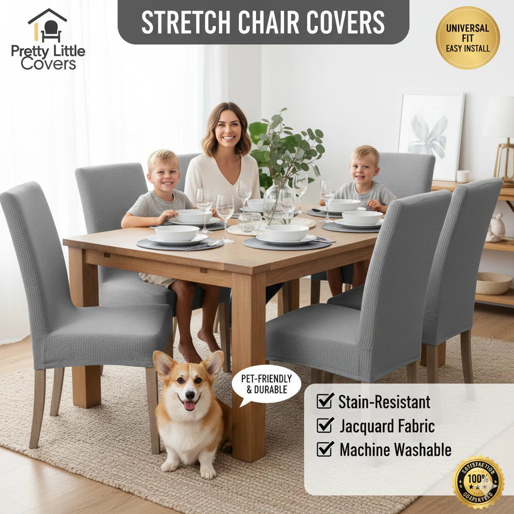 Stylish chair covers – give your old chairs a fresh new look!