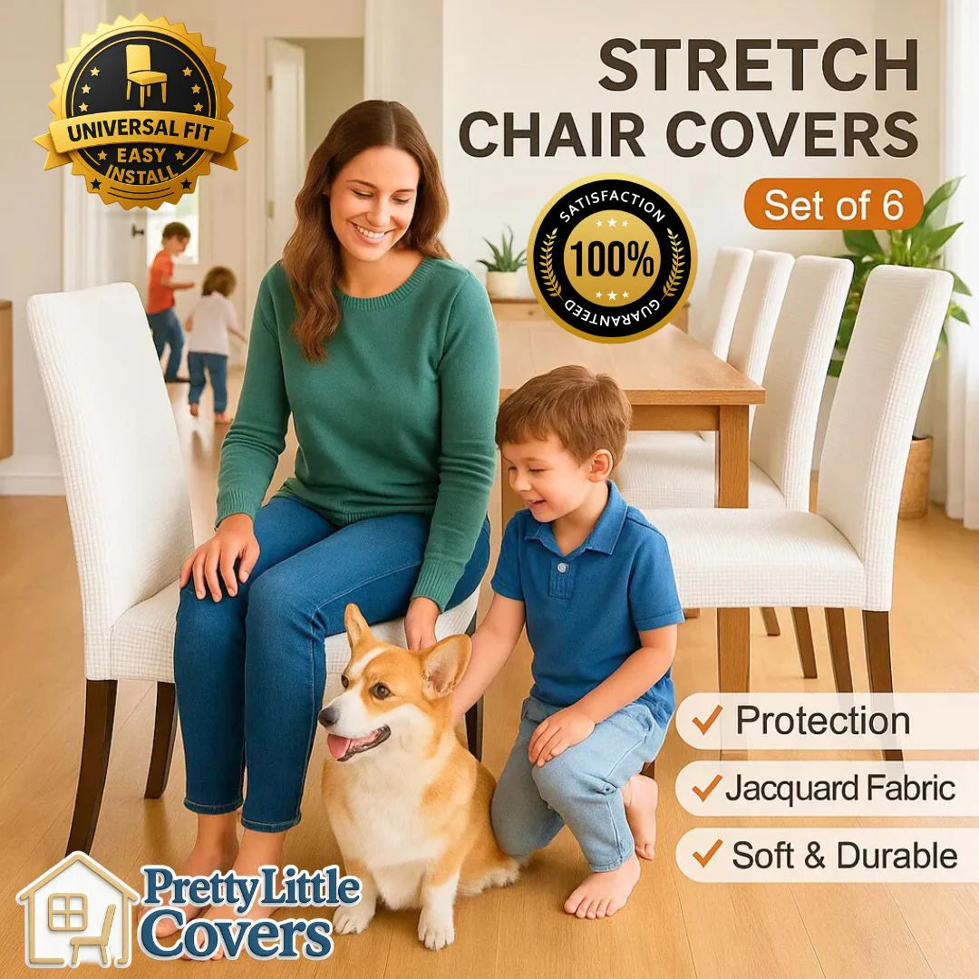 Stylish chair covers – give your old chairs a fresh new look!