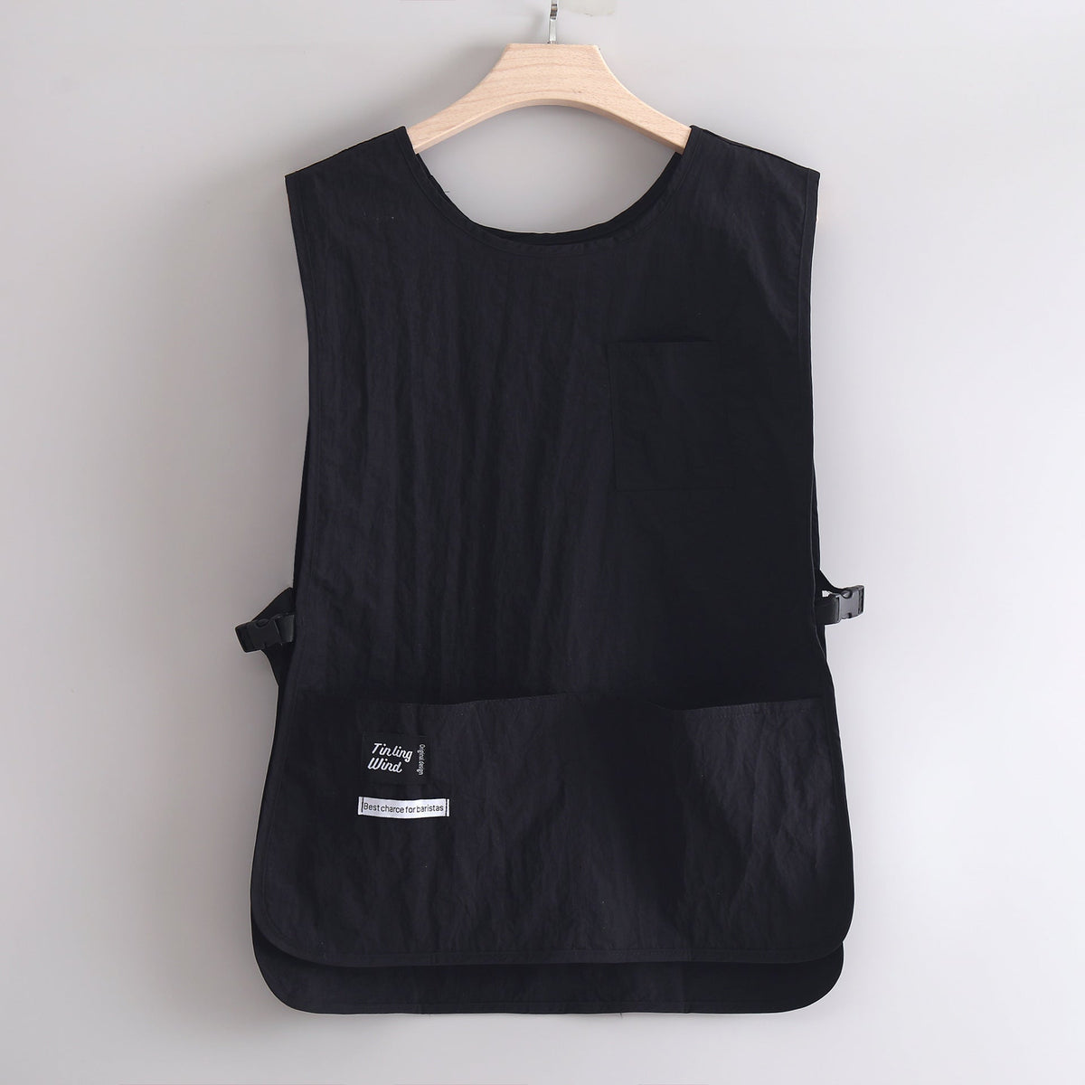 Adjustable Waterproof & Oil-Proof Apron Vest – Versatile Workwear for Kitchen, Coffee Shop & Salon