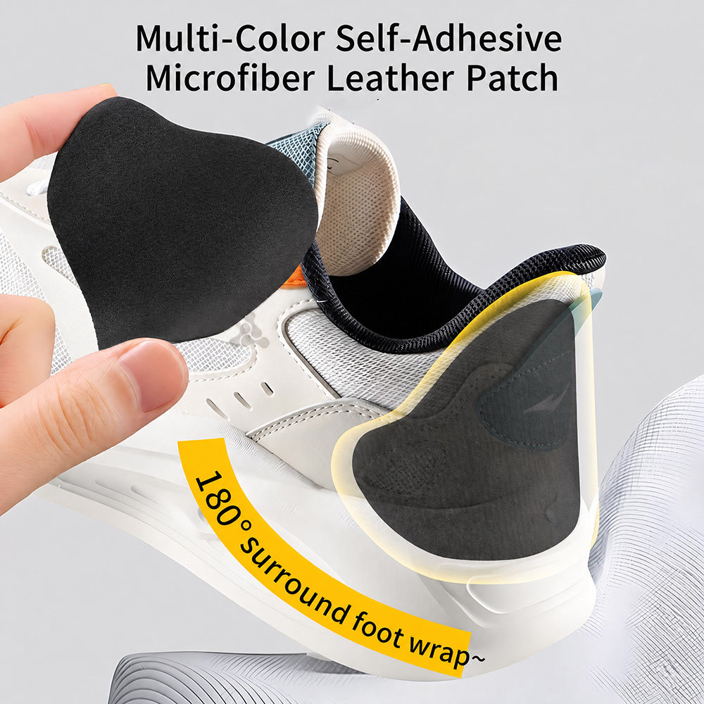 👟Multicolor, self-adhesive microfiber leather patch (6-pack)
