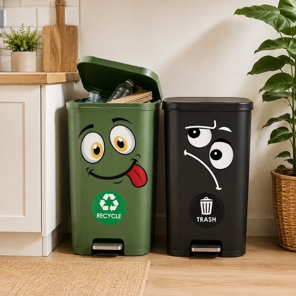 🔥Last Day 50% OFF🌱 Eco-Friendly Funny Face Sticker Set(4 whimsical facial expressions from grinning to silly)