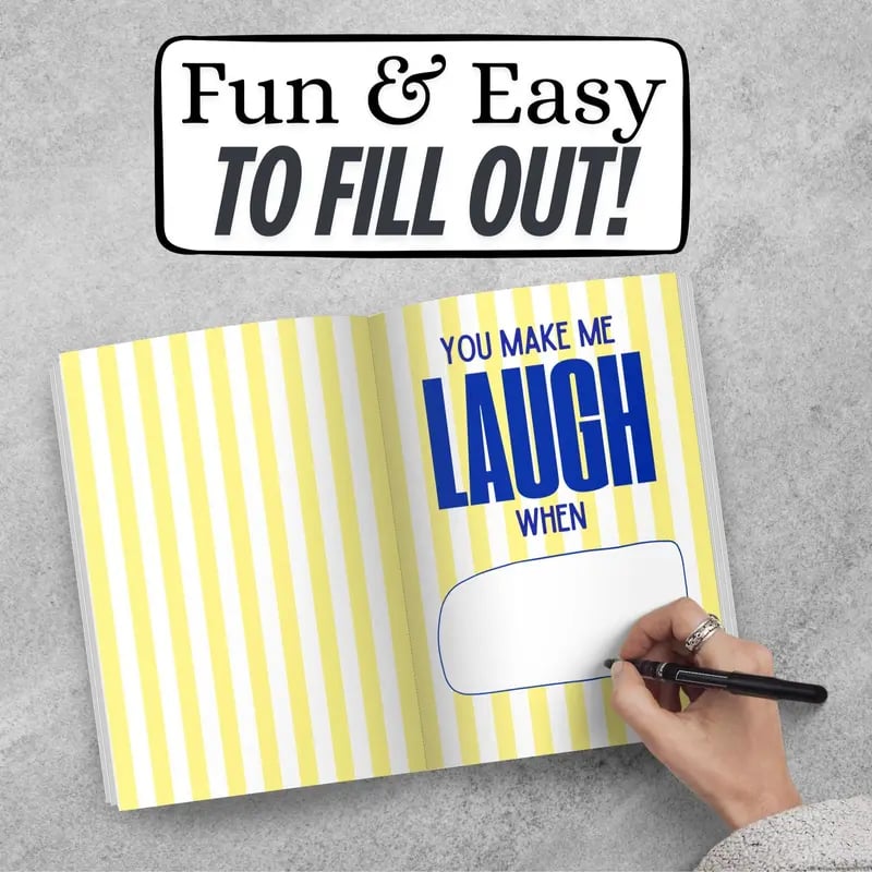 Just A Few Things I Love About You (Okay, A Lot) Romantic Couples Fill-In-The-Blank Gift Book.