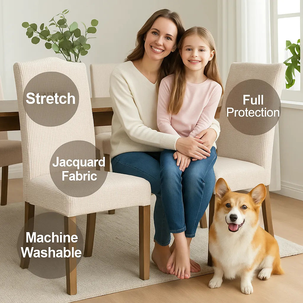 Stylish chair covers – give your old chairs a fresh new look!