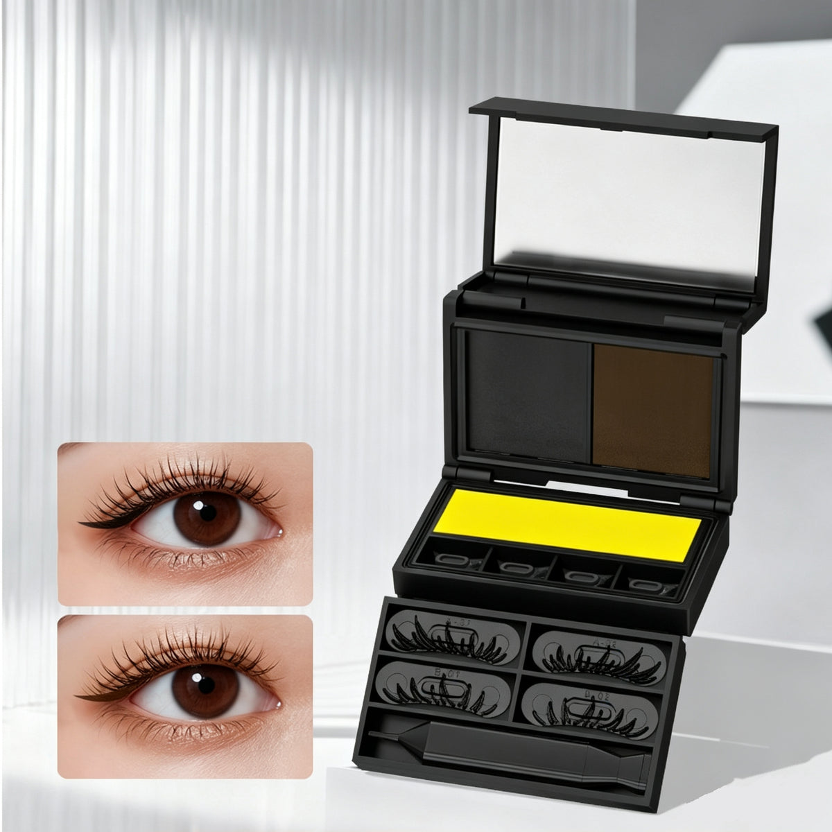🥳2026 HOT SALE🥳💞50K+ SOLD!💄✨ 50% OFF! 3‑in‑1 Eyeliner & Lower Lash Stamp Kit – Stamp perfect wings & lashes in seconds. Waterproof, smudge‑proof. No steady hand needed! 👁️🖌️