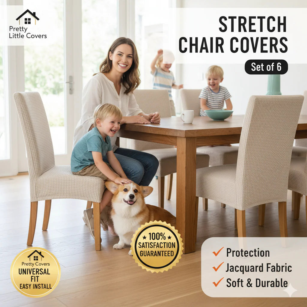 Stylish chair covers – give your old chairs a fresh new look!