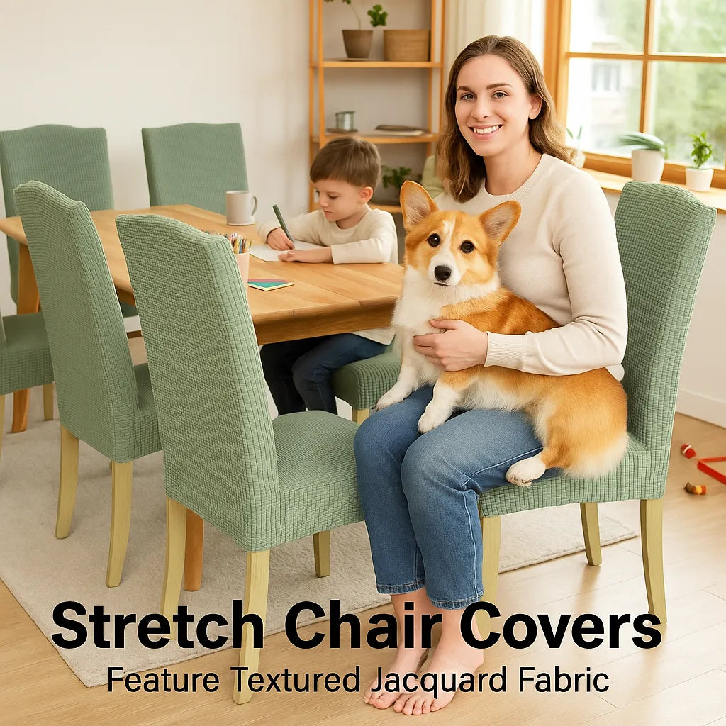 Stylish chair covers – give your old chairs a fresh new look!