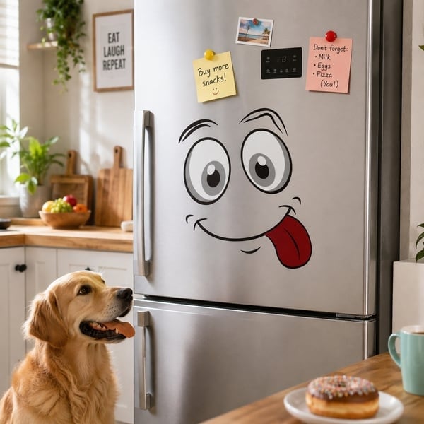 🔥Last Day 50% OFF🌱 Eco-Friendly Funny Face Sticker Set(4 whimsical facial expressions from grinning to silly)