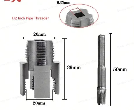 🔧All-in-One Internal & External Pipe Threading Tool – Precision & Efficiency in One Step