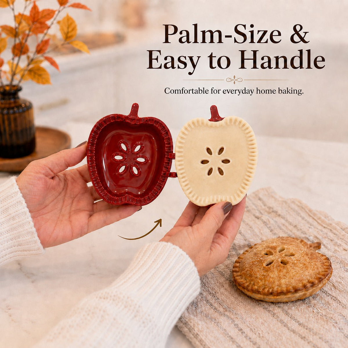 🥧 Beginner-Friendly Reusable Mini Hand Pie Press Mold | 6 Fun Shapes for Easy Filling, Shaping & Sealing of Homemade Pies and Pastries 🍎✨
