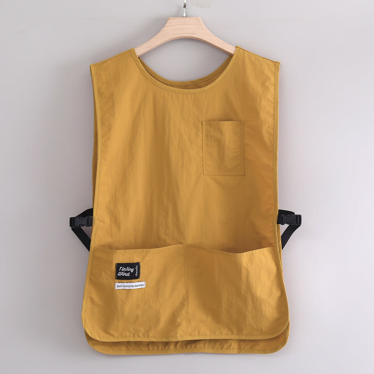 Adjustable Waterproof & Oil-Proof Apron Vest – Versatile Workwear for Kitchen, Coffee Shop & Salon
