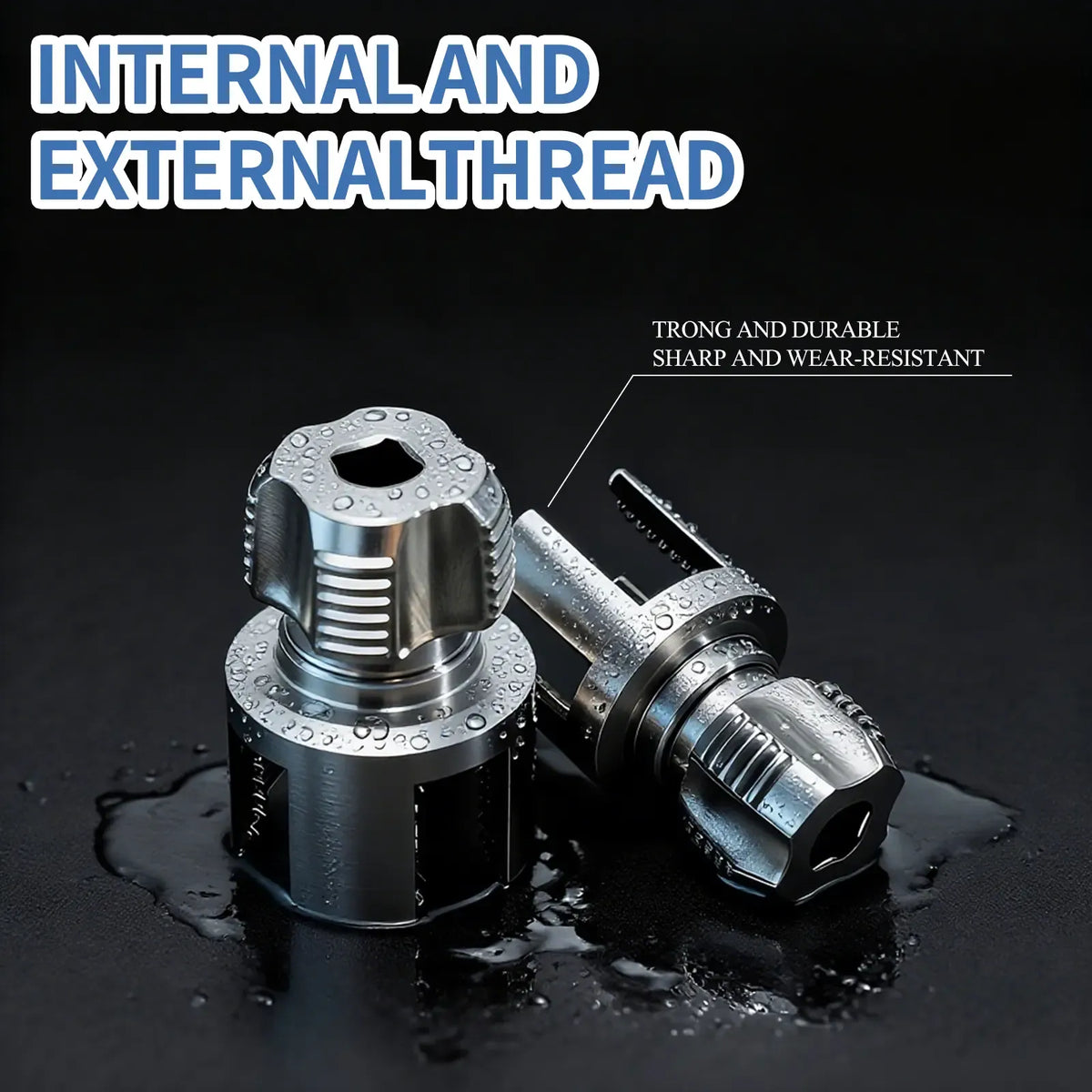 🔧All-in-One Internal & External Pipe Threading Tool – Precision & Efficiency in One Step