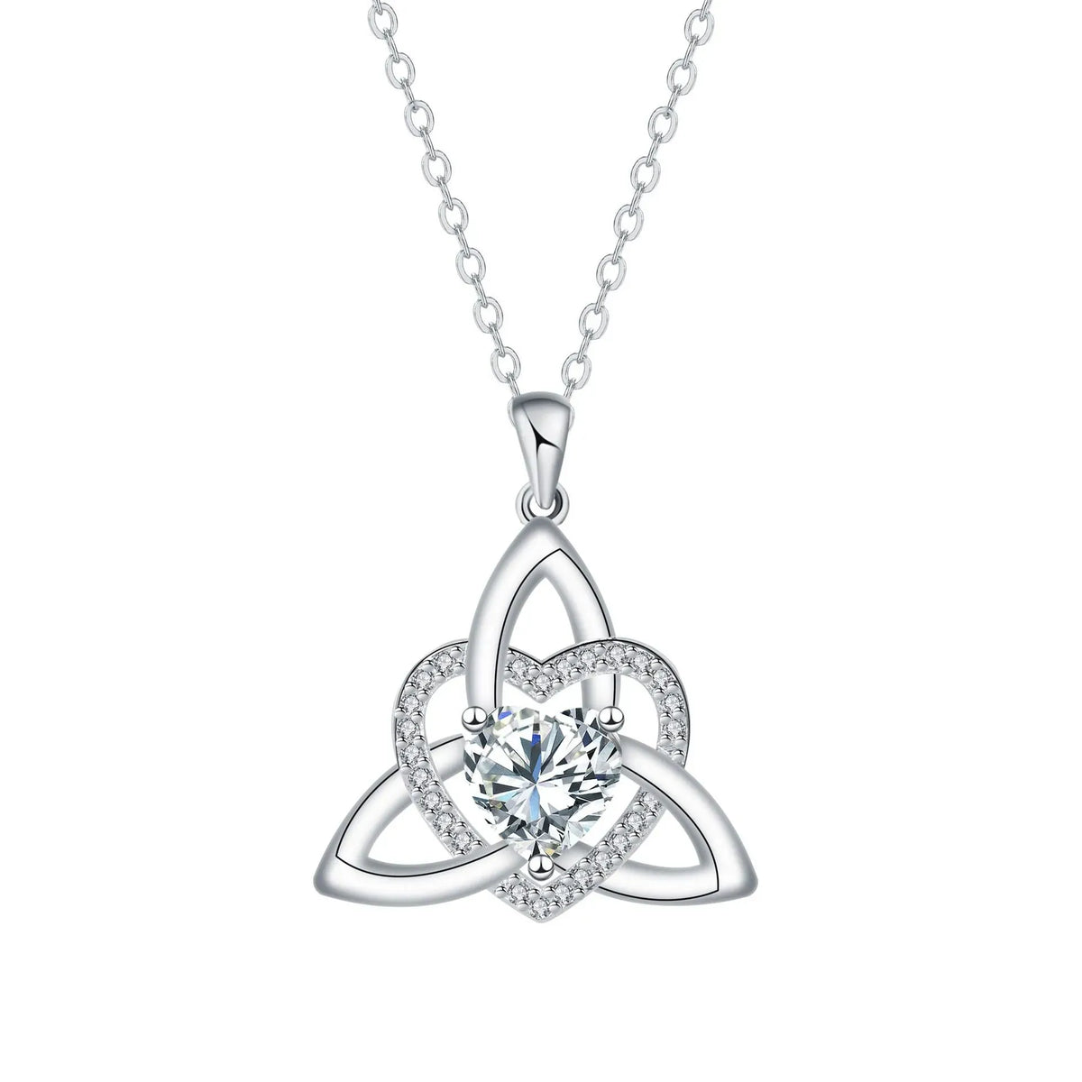 ❤️Birthstone – Celtic Trinity Love Knot Penda