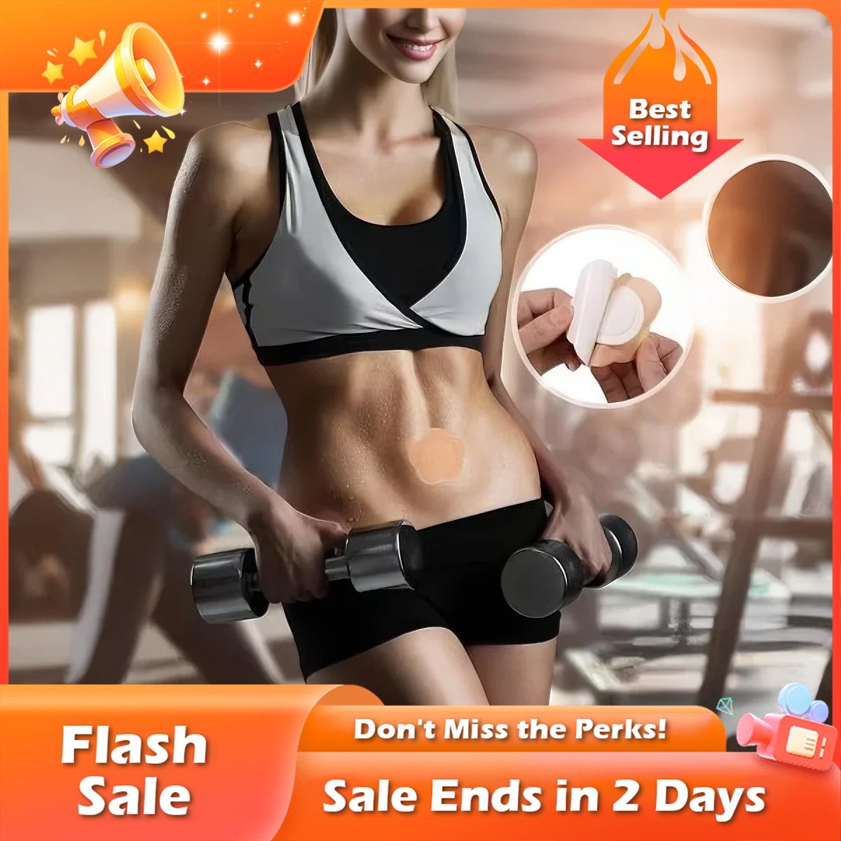 🏆Flash Sale⚡ 50K+ SOLD! Almost Gone-💥50pcs Pack Wrap for Belly Button, Self-Adhesive  Patches Cover Patch Organic Disposable Spunlace Cloth Highly Absorbent Pad with Cotton, Oil Not Included (Skin Color)