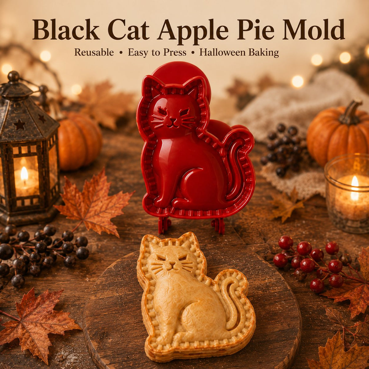 🎃 8-piece set of moulds for small Halloween tarts