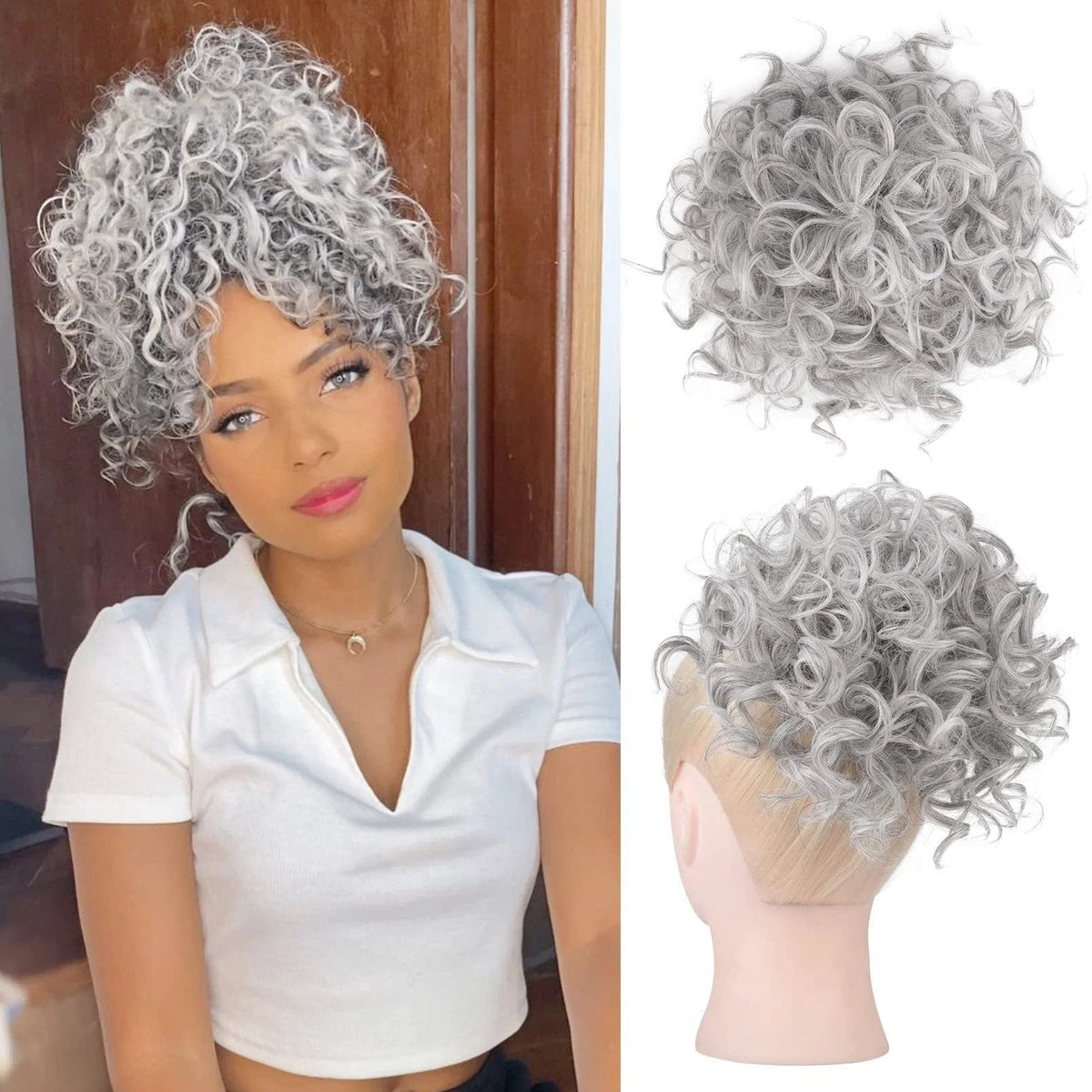 ⏰Lace-up wig