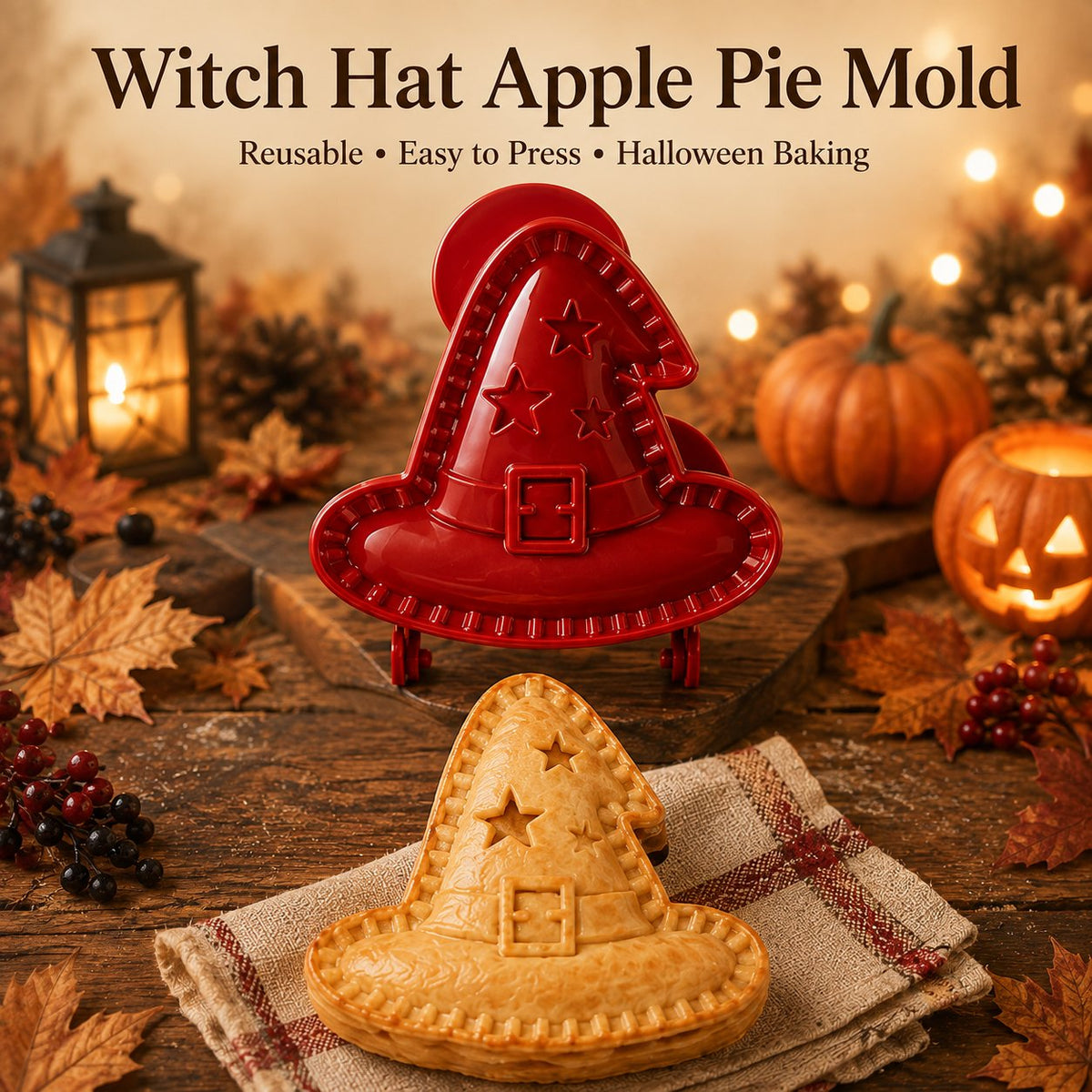 🎃 8-piece set of moulds for small Halloween tarts
