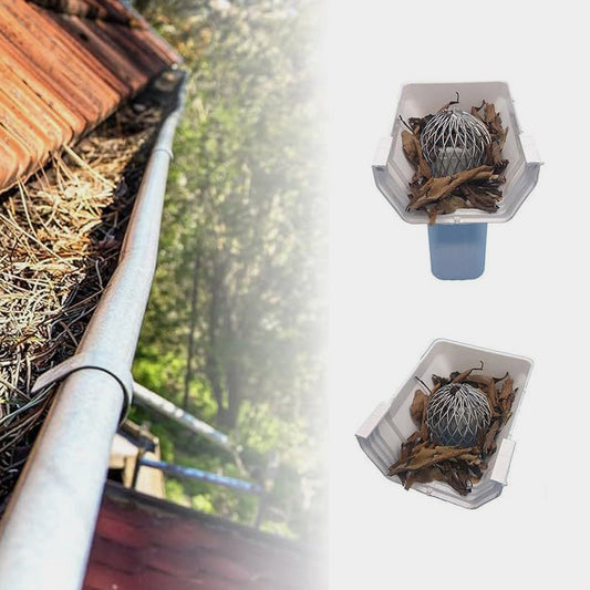 🍂 Aluminium gutter filter & downpipe strainer – prevents blockages caused by leaves and debris in your home’s drainage system
