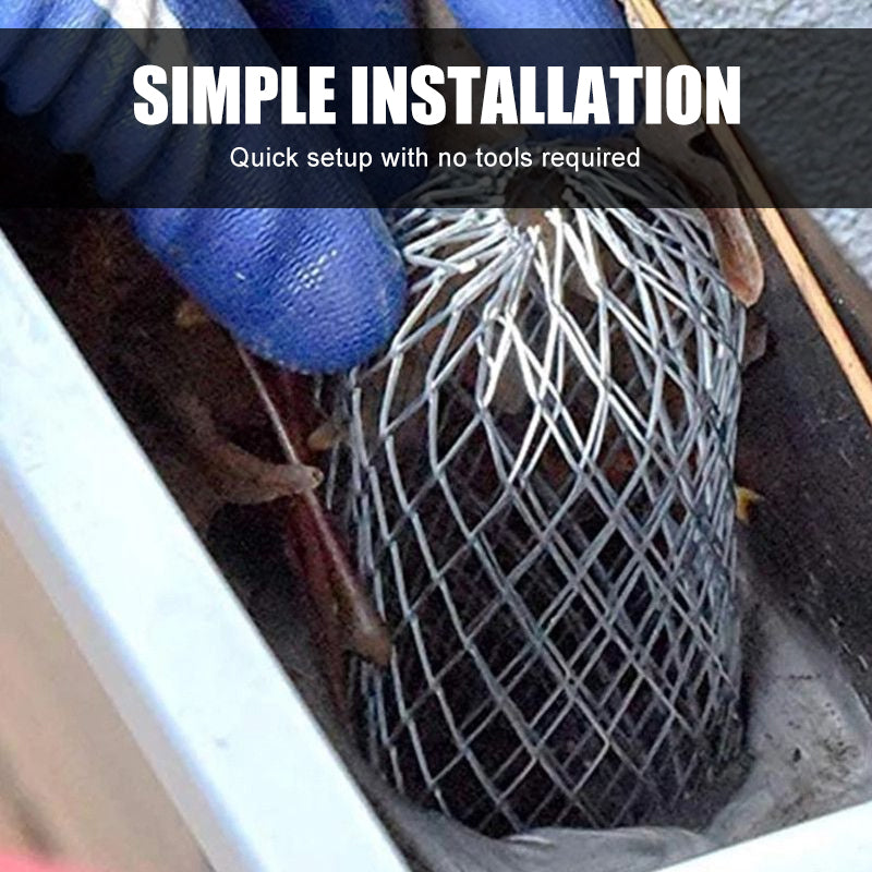 🍂 Aluminium gutter filter & downpipe strainer – prevents blockages caused by leaves and debris in your home’s drainage system