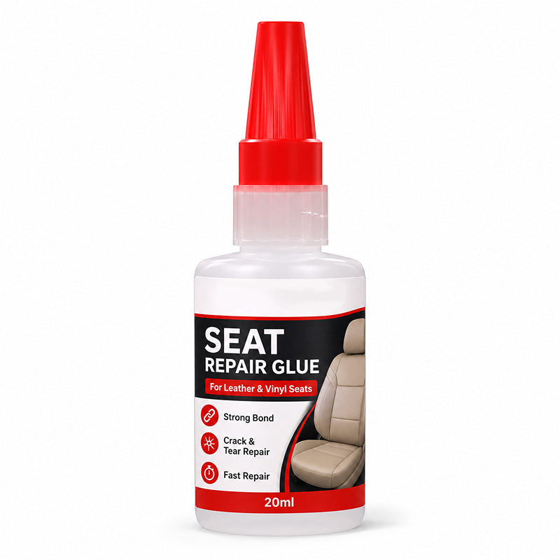 🚗 50 % DISCOUNT! Repair cracked leather quickly – quick-drying precision adhesive for car seats, sofas and vinyl