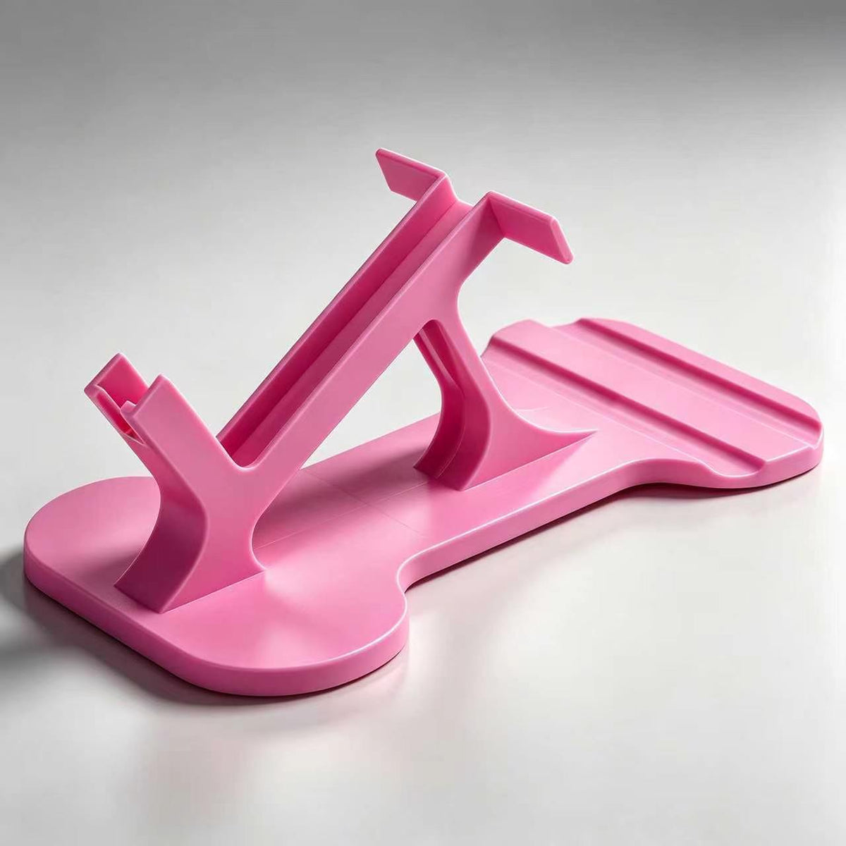 🔥-50% off today: Multi-angle phone stand compatible with landscape mode – 3-position adjustable desk stand, secure grip and hands-free use for bed, sofa and office.